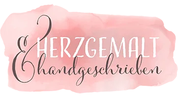 herzgemalt & handgeschrieben